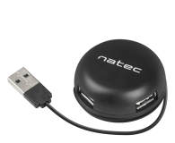 NATEC HUB USB 2.0 BUMBLEBEE 4-PORTY CZARNY NHU-1330 - 1470225 - zdjęcie 4